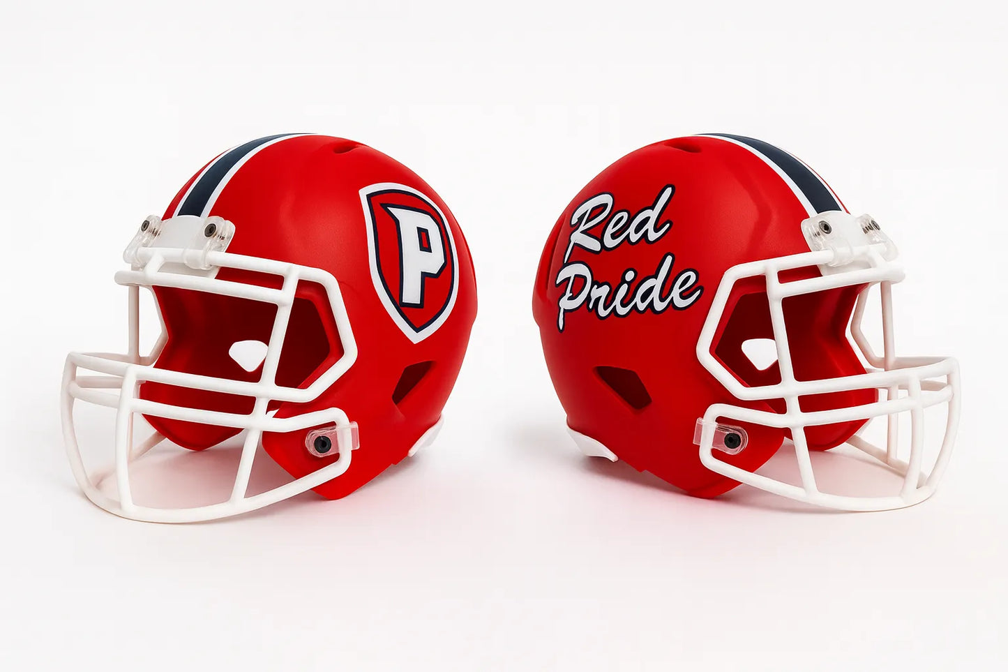 Plainfield Quakers Mini Football Helmet – Custom 3D Printed by RB3D by Reflekt Branding