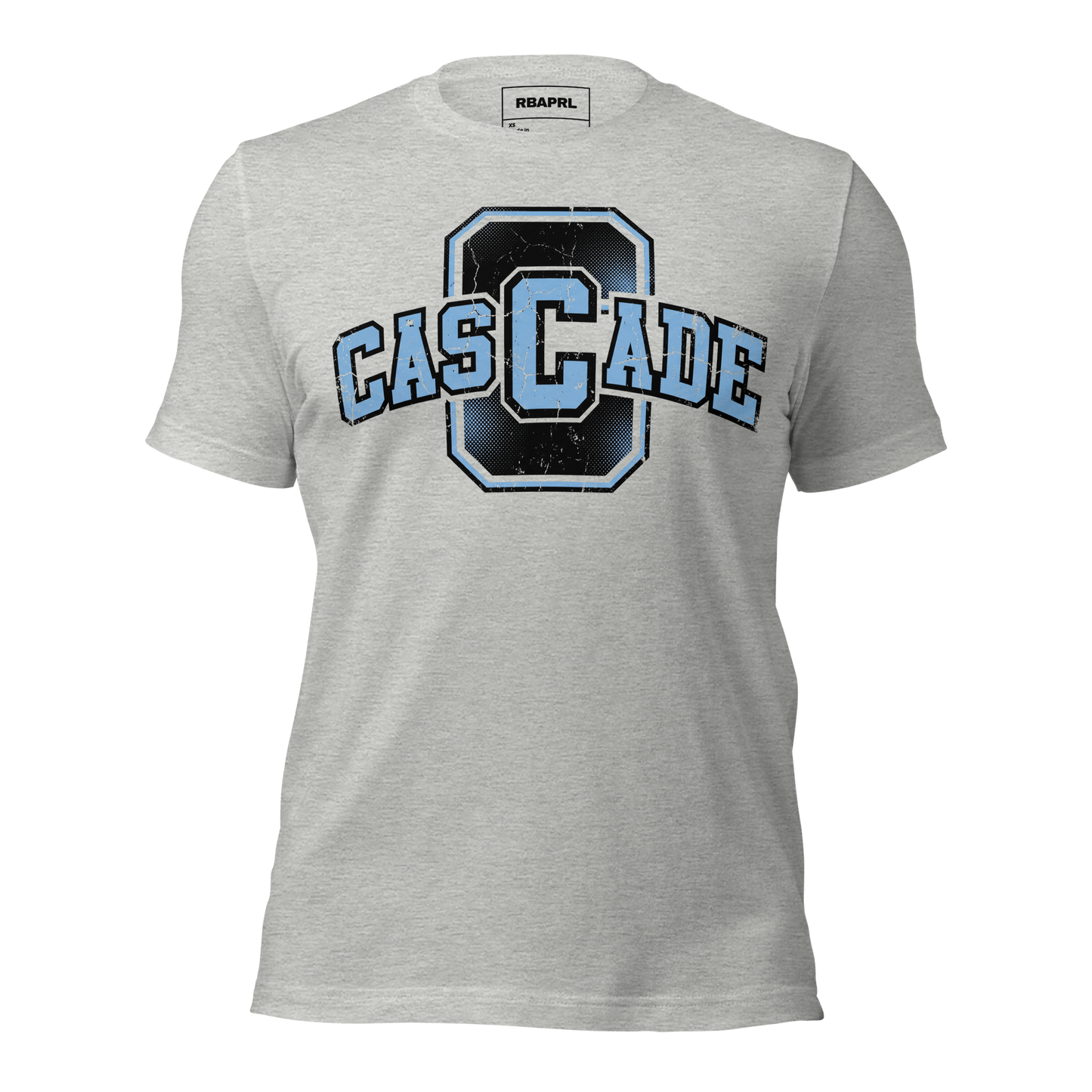 Cascade Cadets Football T-Shirt in Athletic Heather – Indiana Spirit Wear by Hometown Gameday Co.