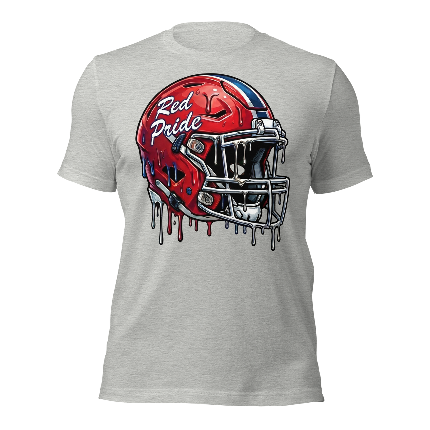 Plainfield Quakers Football T-Shirt in Athletic Heather – Indiana Spirit Wear by Hometown Gameday Co.