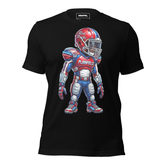 Plainfield Quakers Football T-Shirt in Black – Indiana Spirit Wear by Hometown Gameday Co.