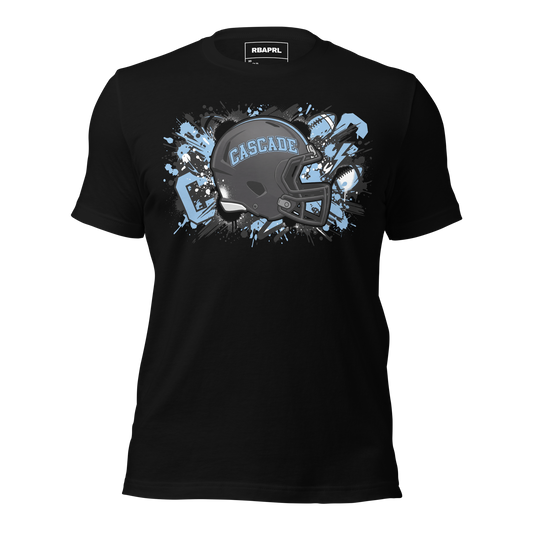 Cascade Cadets Football T-Shirt in Black – Indiana Spirit Wear by Hometown Gameday Co.