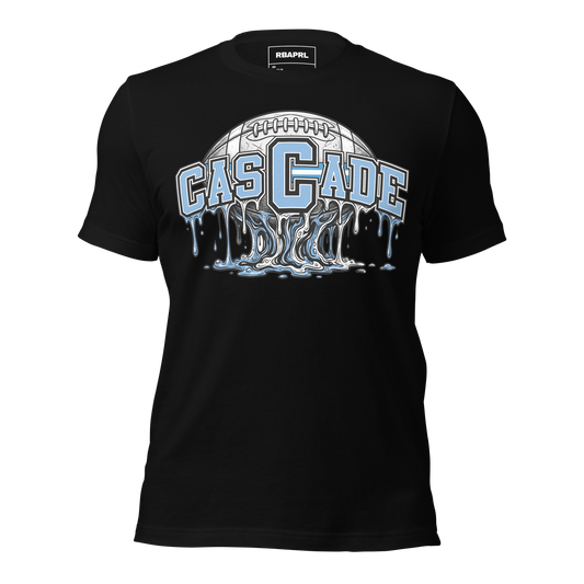 Cascade Cadets Football T-Shirt in Black – Indiana Spirit Wear by Hometown Gameday Co.
