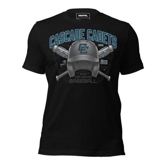Cascade Cadets Baseball T-Shirt in Black – Indiana Spirit Wear by Hometown Gameday Co.