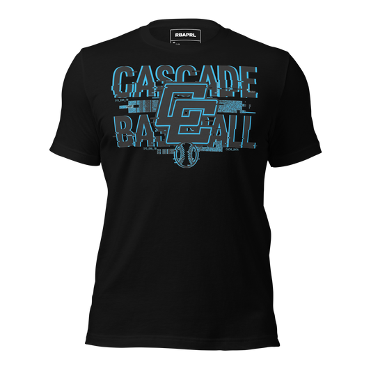 Cascade Cadets Baseball T-Shirt in Black – Indiana Spirit Wear by Hometown Gameday Co.
