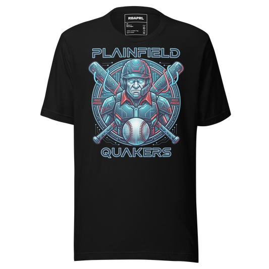 Plainfield Quakers Baseball T-Shirt in Black – Indiana Spirit Wear by Hometown Gameday Co.
