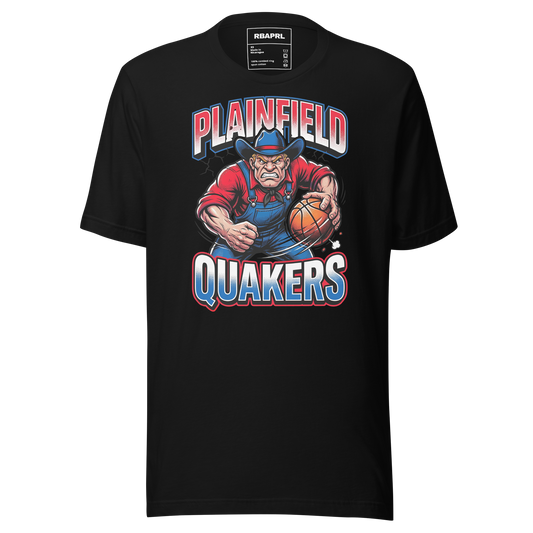 Plainfield Quakers Basketball T-Shirt in Black – Indiana Spirit Wear by Hometown Gameday Co.