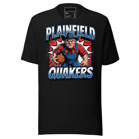 Plainfield Quakers Basketball T-Shirt in Black – Indiana Spirit Wear by Hometown Gameday Co.