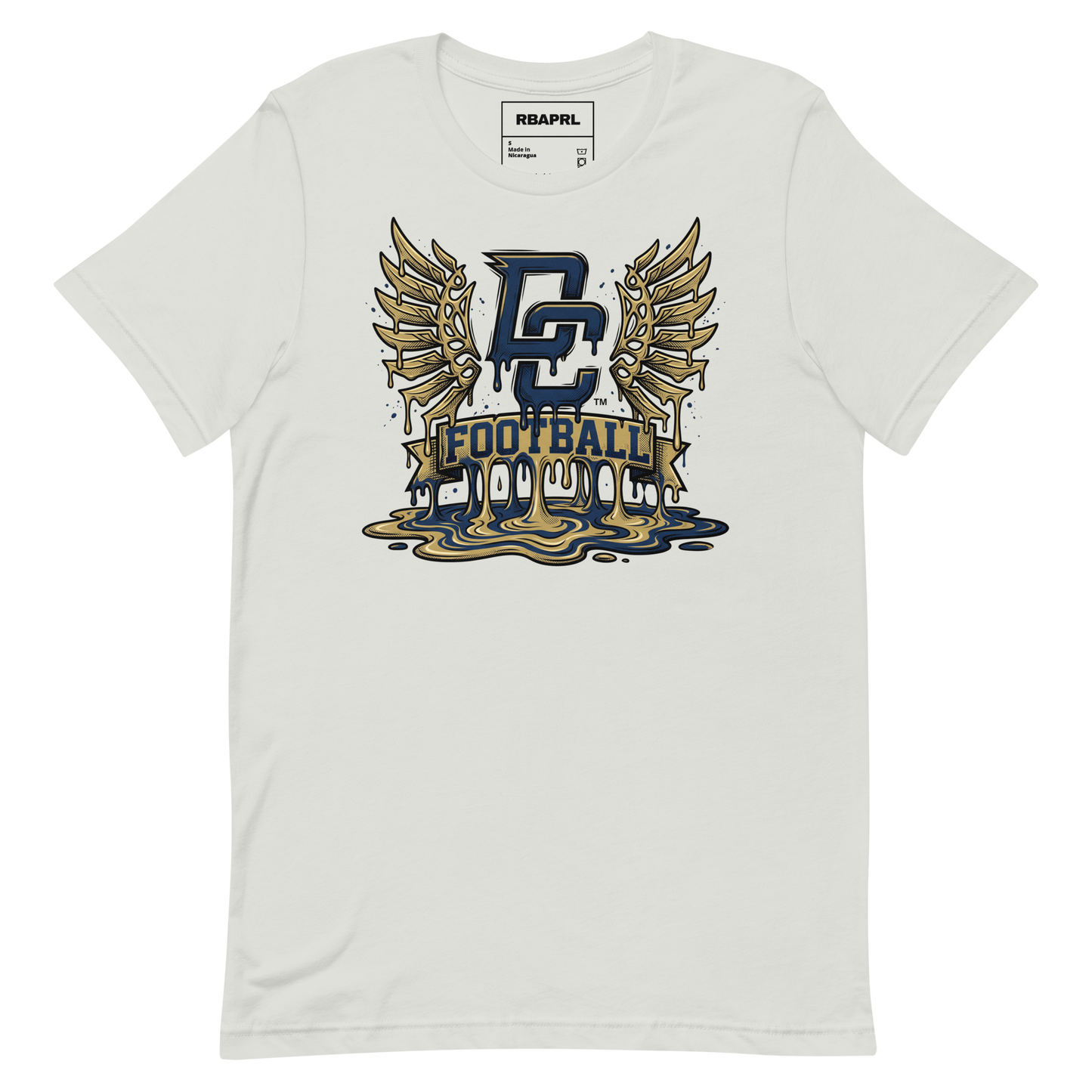 Decatur Central Hawks Football T-Shirt in Silver – Indiana Spirit Wear by Hometown Gameday Co.
