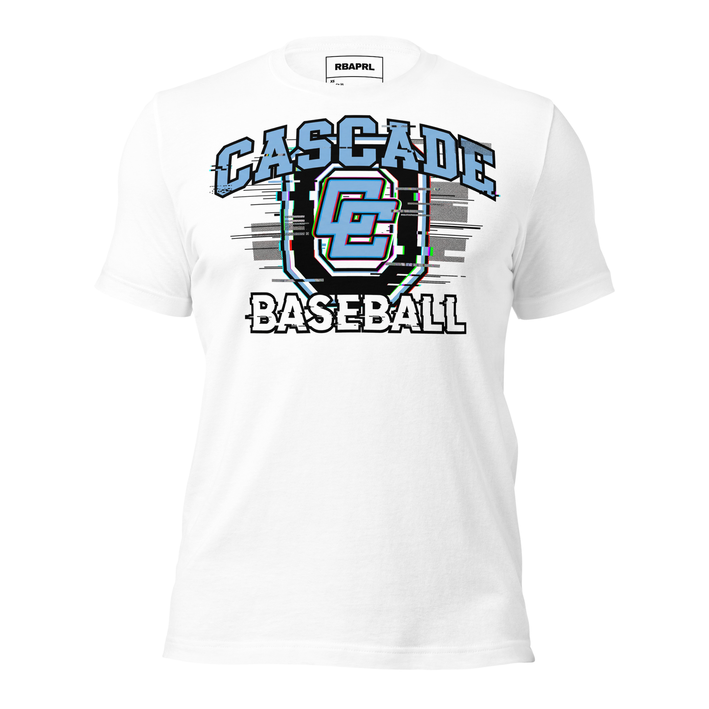 Cascade Cadets Baseball T-Shirt in White – Indiana Spirit Wear by Hometown Gameday Co.