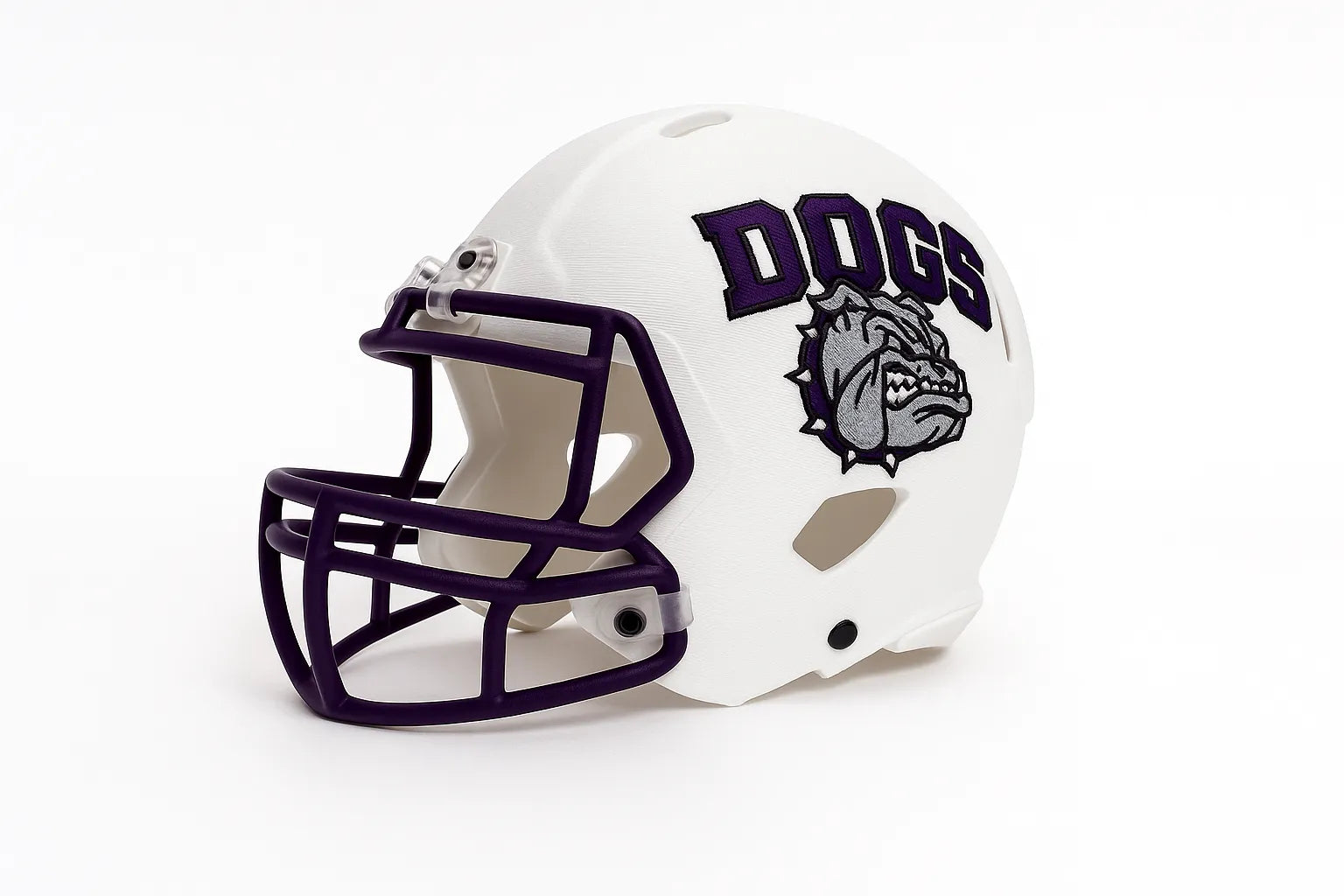 Brownsburg Bulldogs Mini Football Helmet – Custom 3D Printed by RB3D by Reflekt Branding