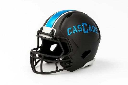 Cascade Cadets Mini Football Helmet – Custom 3D Printed by RB3D by Reflekt Branding