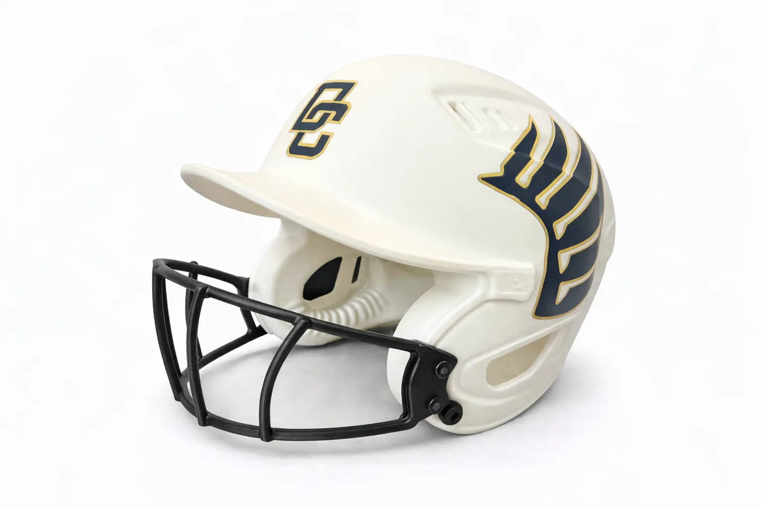 Decatur Central Hawks Mini Softball Helmet – Custom 3D Printed by RB3D by Reflekt Branding