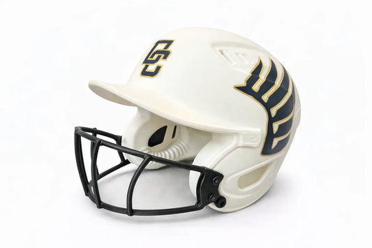 Decatur Central Hawks Mini Softball Helmet – Custom 3D Printed by RB3D by Reflekt Branding