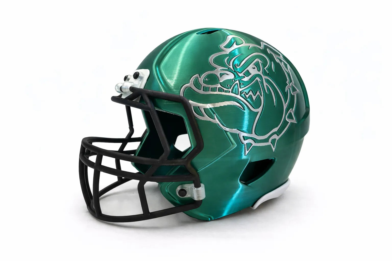 Monrovia Bulldogs Mini Football Helmet – Custom 3D Printed by RB3D by Reflekt Branding
