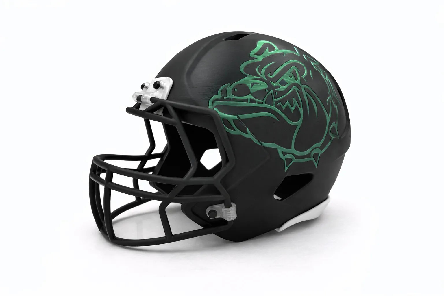 Monrovia Bulldogs Mini Football Helmet – Custom 3D Printed by RB3D by Reflekt Branding
