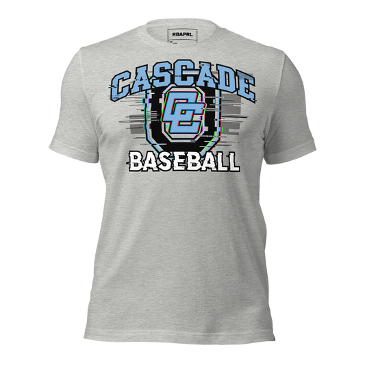 Cascade Cadets Baseball T-Shirt in Athletic Heather – Indiana Spirit Wear by Hometown Gameday Co.