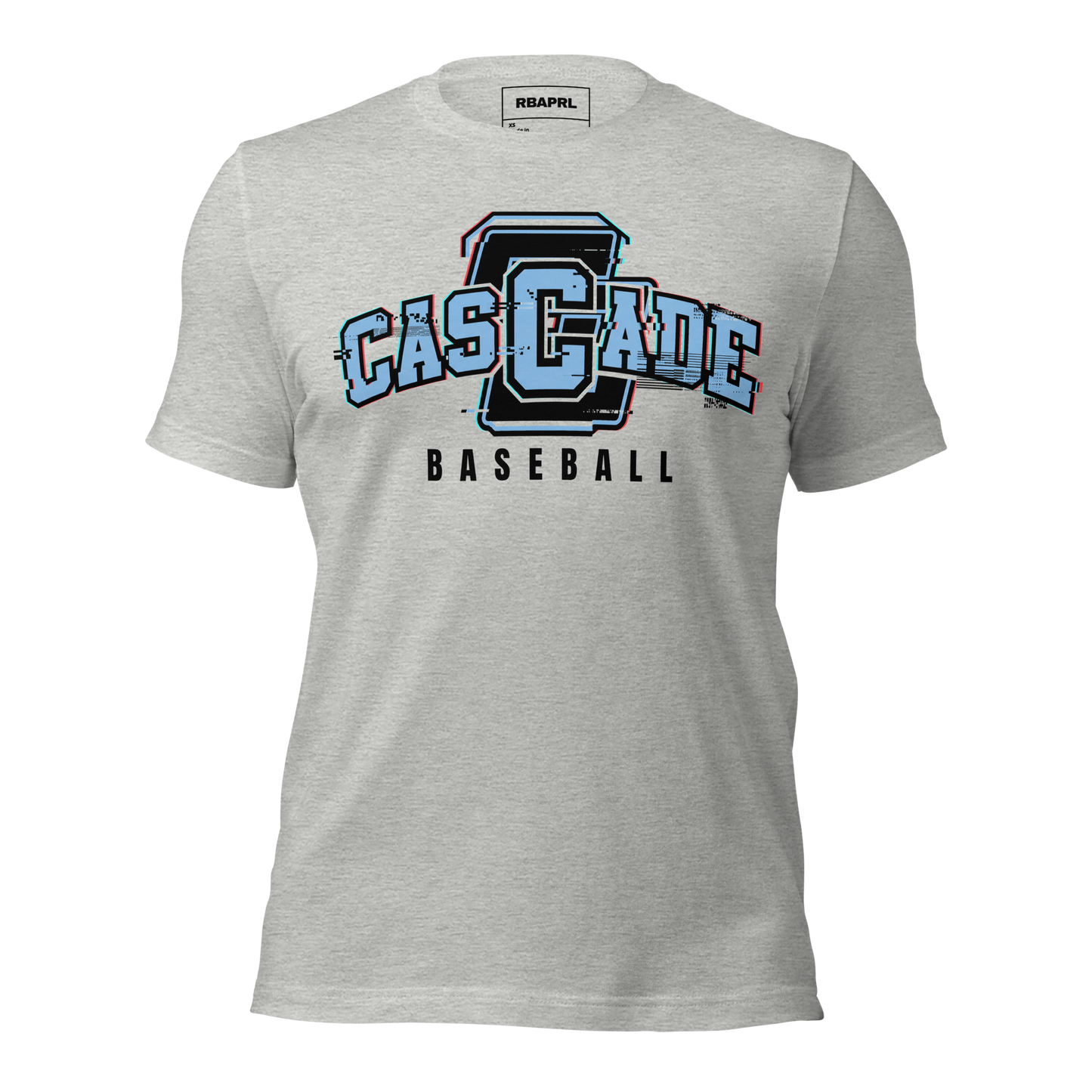 Cascade Cadets Baseball T-Shirt in Athletic Heather – Indiana Spirit Wear by Hometown Gameday Co.