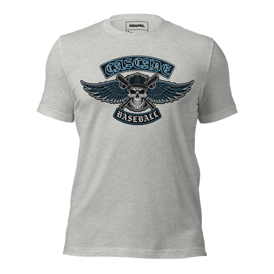 Cascade Cadets Baseball T-Shirt in Athletic Heather – Indiana Spirit Wear by Hometown Gameday Co.