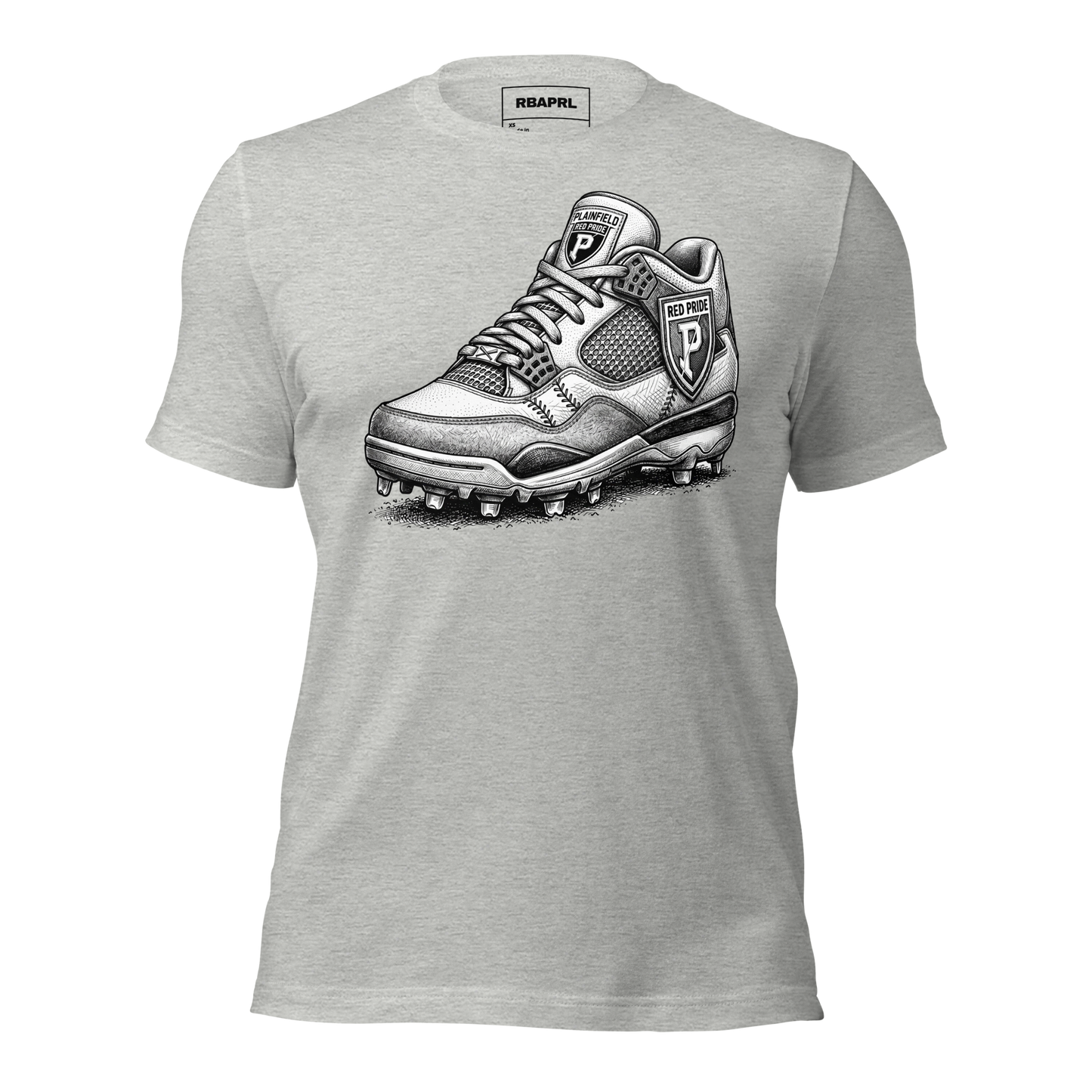 Plainfield Quakers Baseball T-Shirt in Athletic Heather – Indiana Spirit Wear by Hometown Gameday Co.