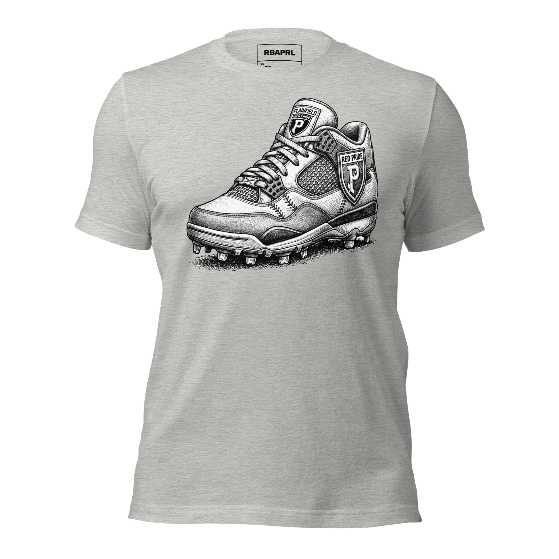 Plainfield Quakers Baseball T-Shirt in Athletic Heather – Indiana Spirit Wear by Hometown Gameday Co.