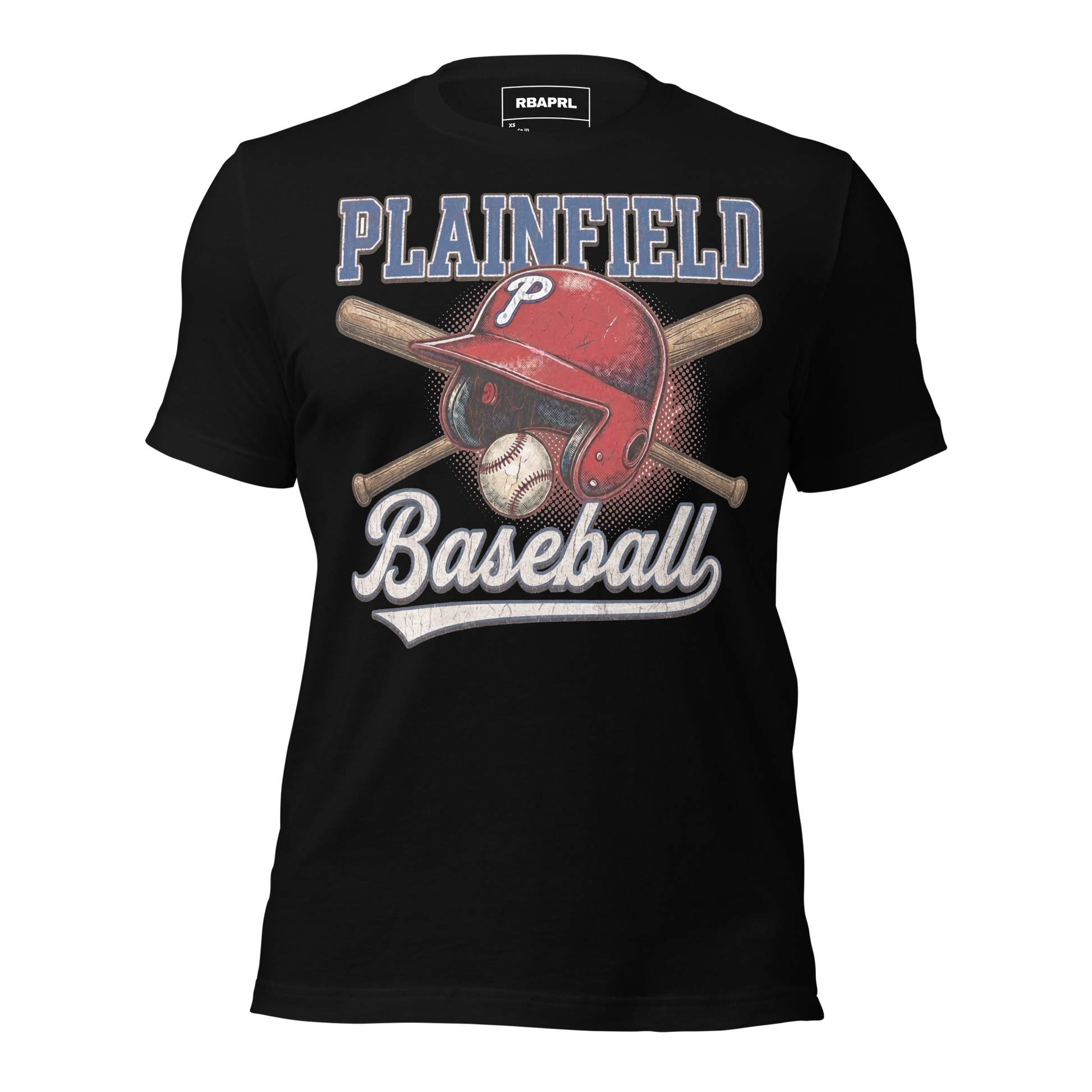 Plainfield Quakers Baseball T-Shirt in Black – Indiana Spirit Wear by Hometown Gameday Co.