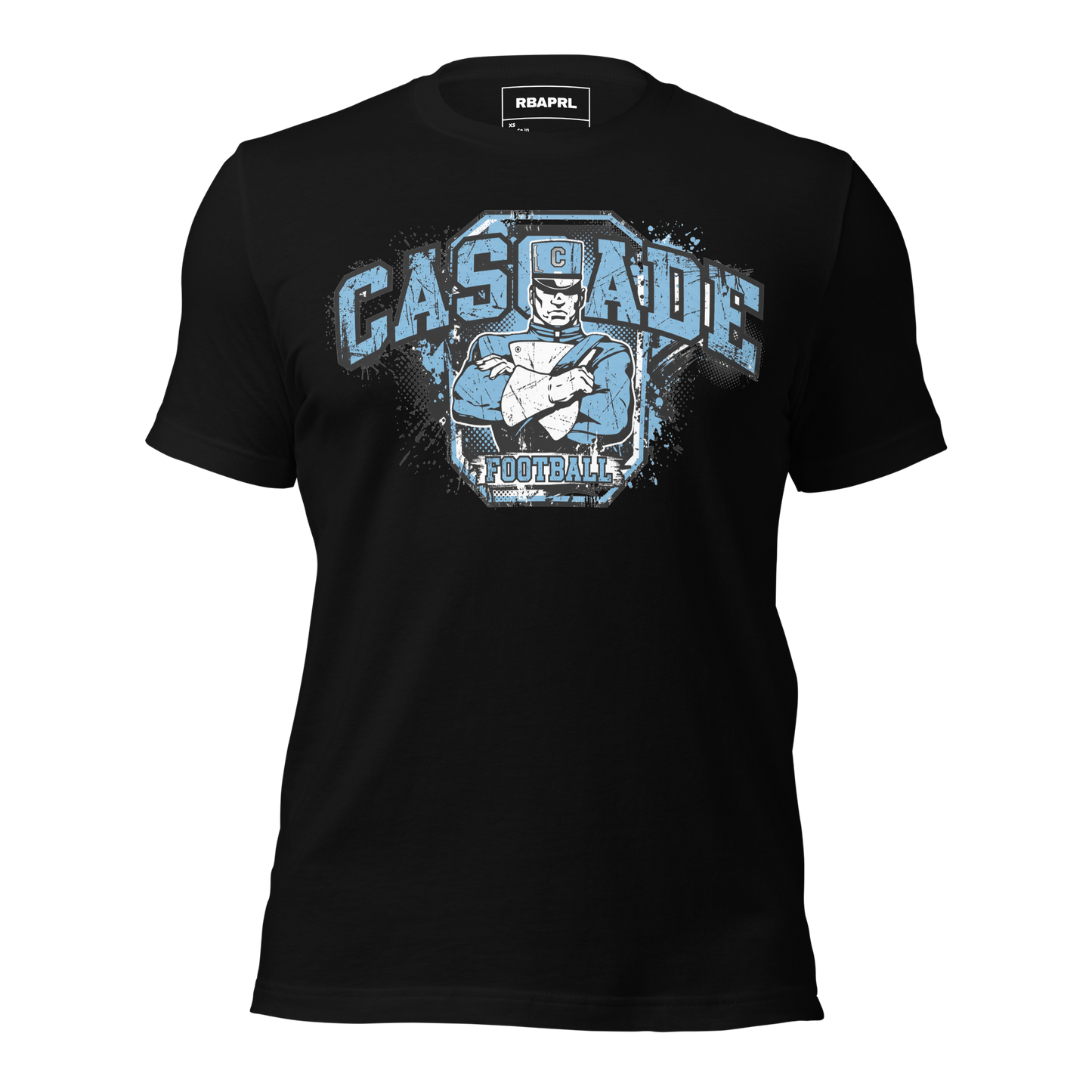 Cascade Cadets Football T-Shirt in Black – Indiana Spirit Wear by Hometown Gameday Co.