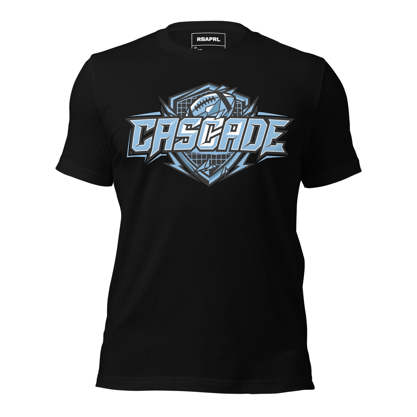 Cascade Cadets Football T-Shirt in Black – Indiana Spirit Wear by Hometown Gameday Co.