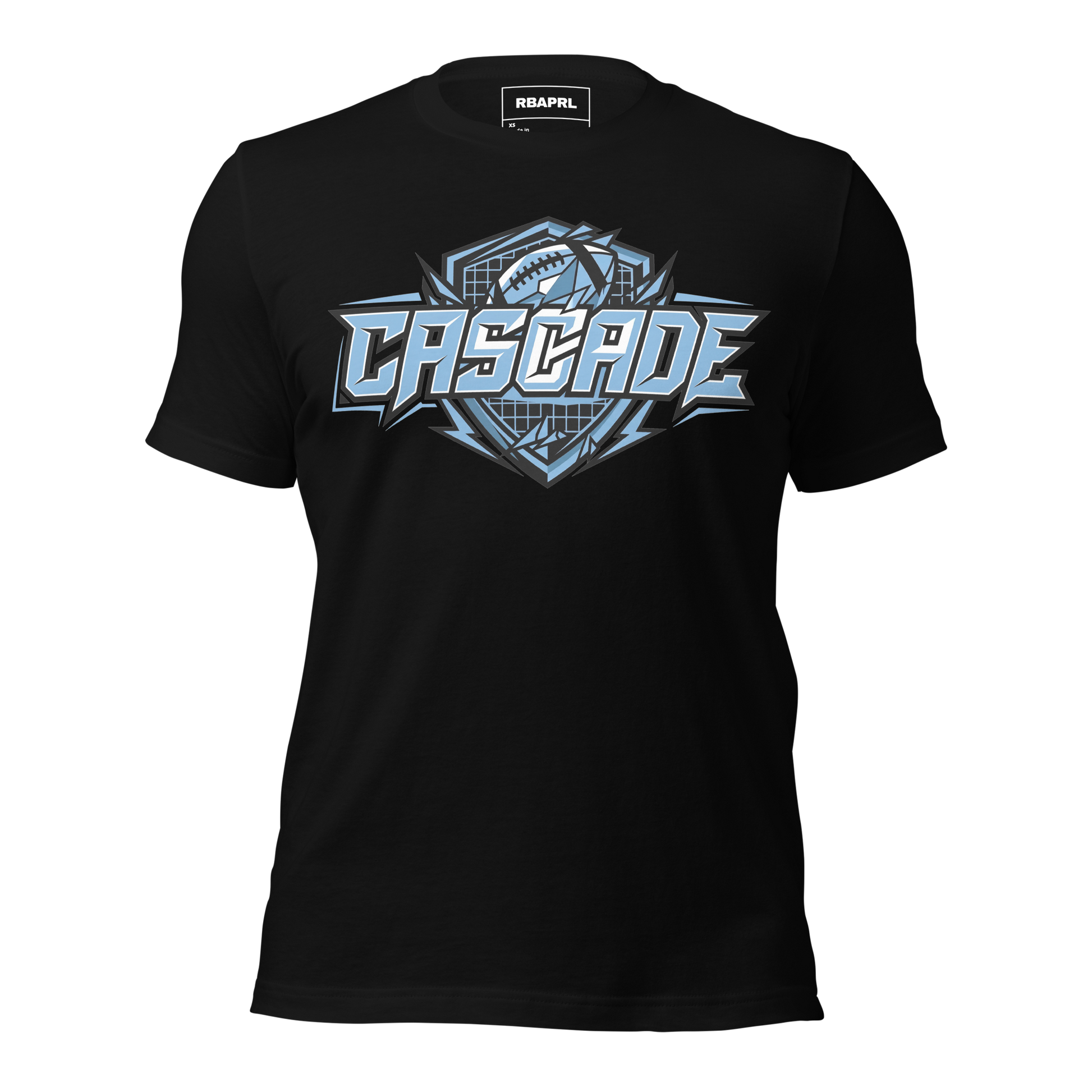 Cascade Cadets Football T-Shirt in Black – Indiana Spirit Wear by Hometown Gameday Co.