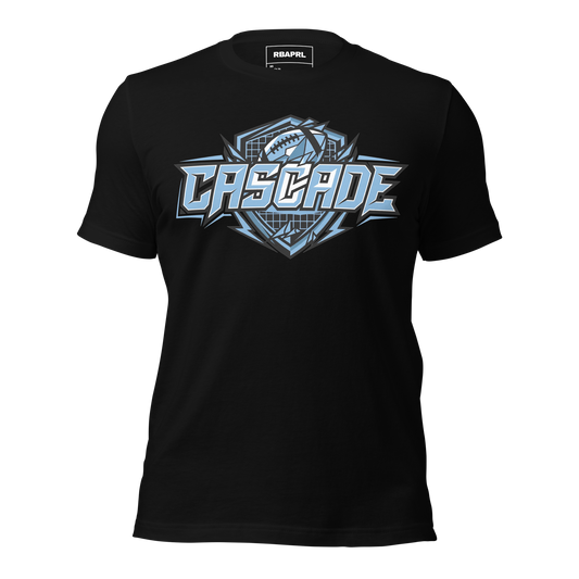 Cascade Cadets Football T-Shirt in Black – Indiana Spirit Wear by Hometown Gameday Co.