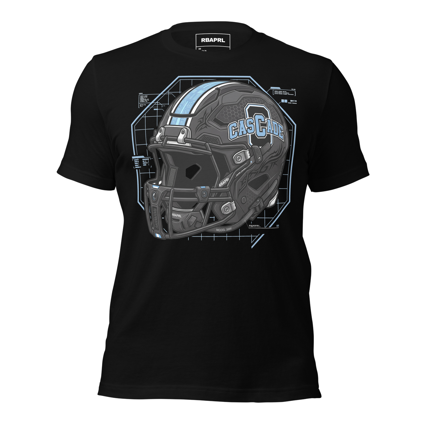 Cascade Cadets Football T-Shirt in Black – Indiana Spirit Wear by Hometown Gameday Co.
