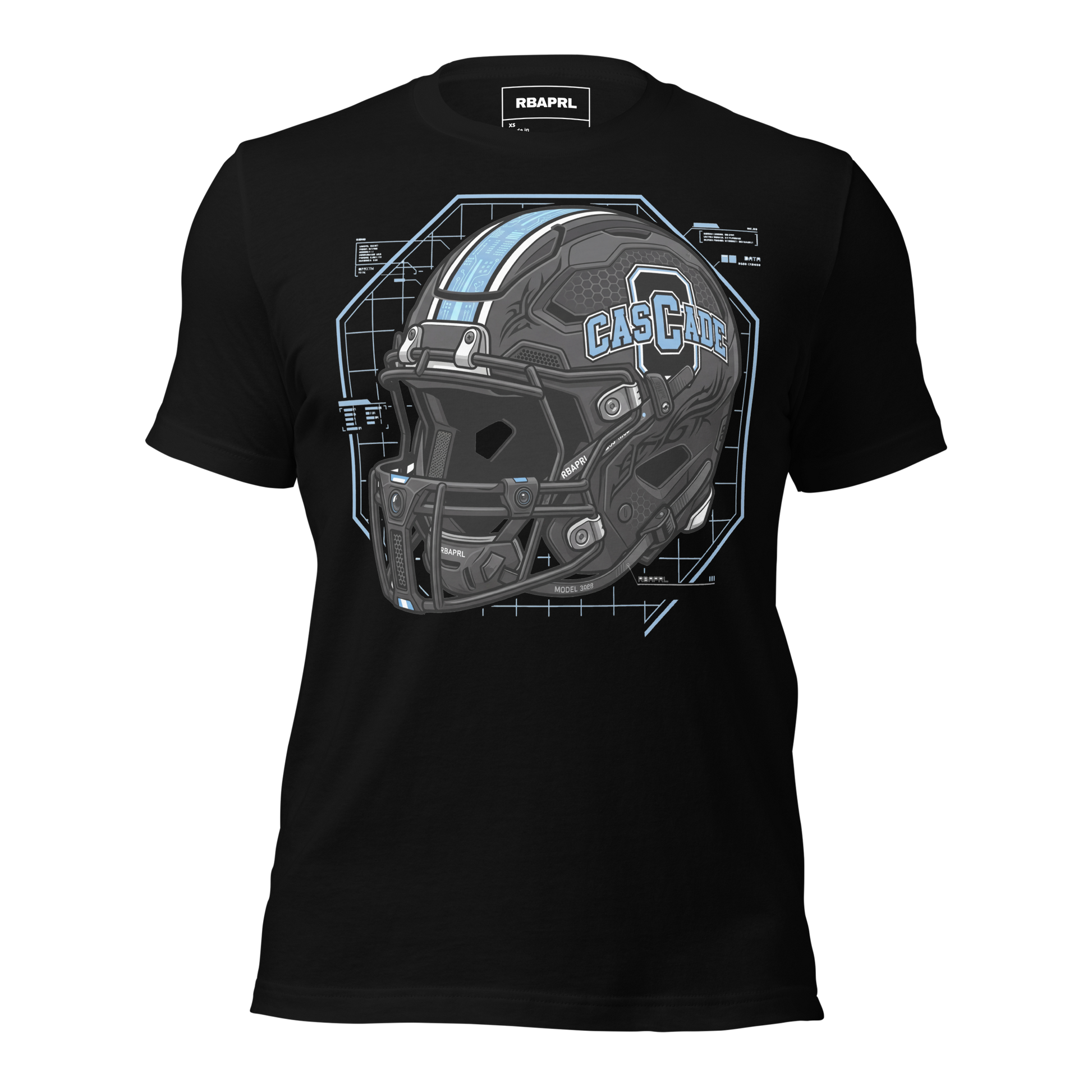 Cascade Cadets Football T-Shirt in Black – Indiana Spirit Wear by Hometown Gameday Co.