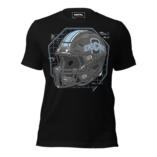 Cascade Cadets Football T-Shirt in Black – Indiana Spirit Wear by Hometown Gameday Co.