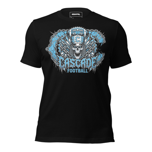 Cascade Cadets Football T-Shirt in Black – Indiana Spirit Wear by Hometown Gameday Co.