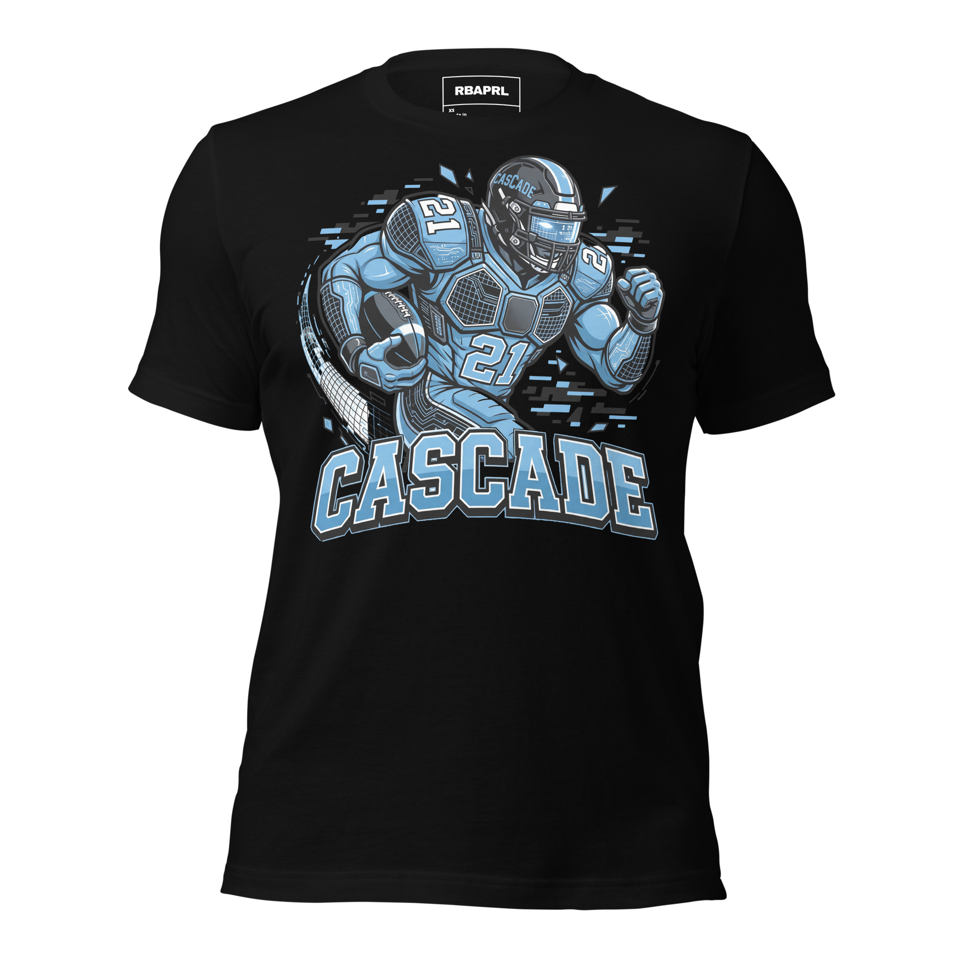 Cascade Cadets Football T-Shirt in Black – Indiana Spirit Wear by Hometown Gameday Co.