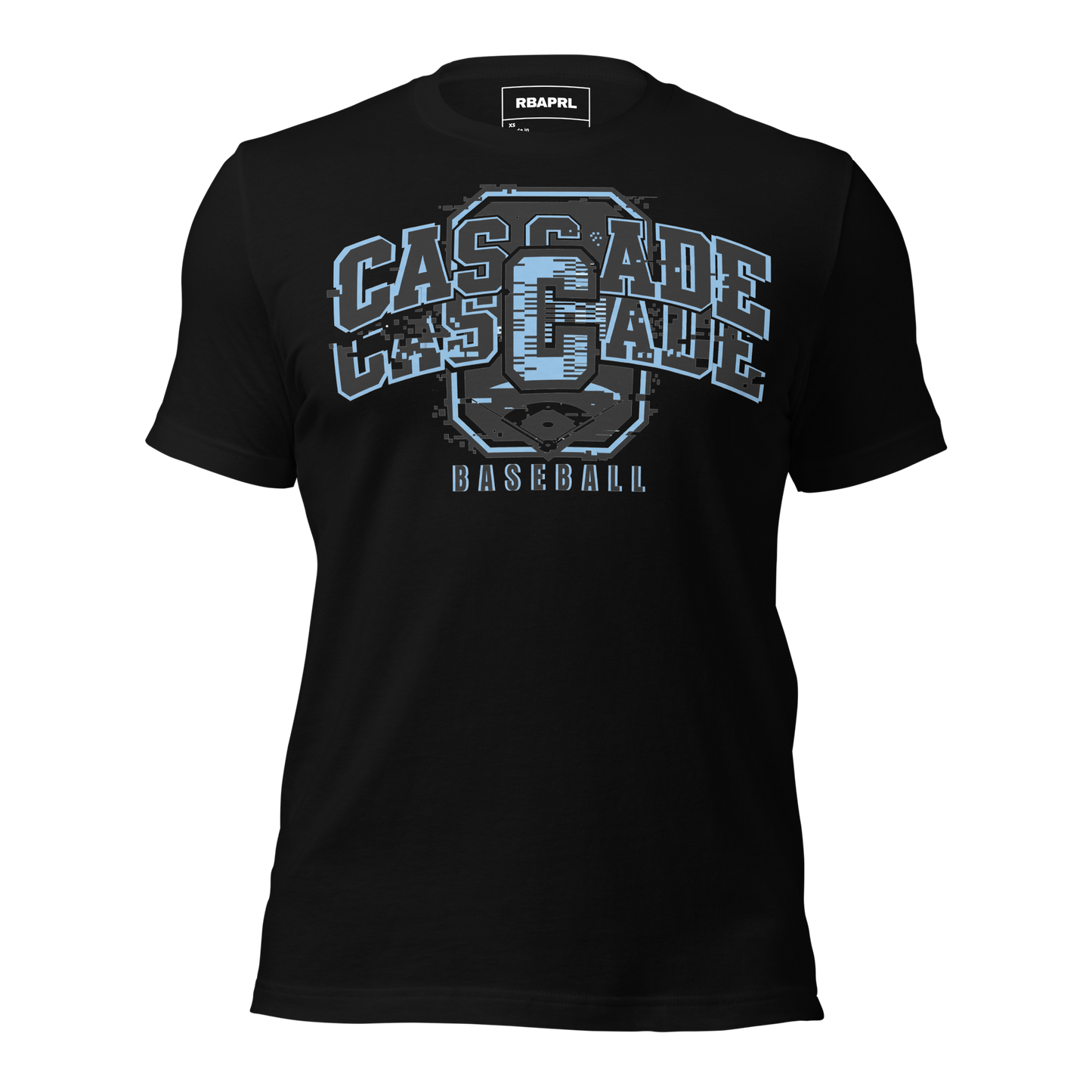 Cascade Cadets Baseball T-Shirt in Black – Indiana Spirit Wear by Hometown Gameday Co.