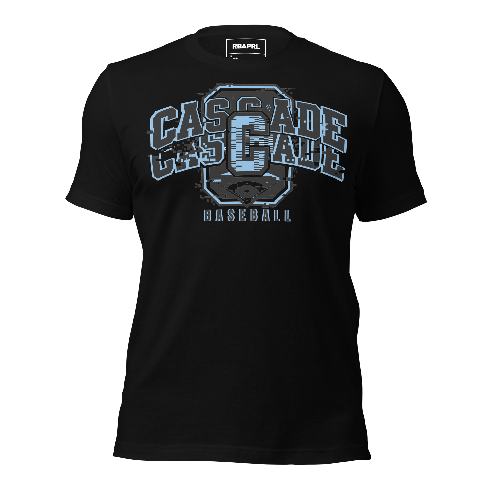 Cascade Cadets Baseball T-Shirt in Black – Indiana Spirit Wear by Hometown Gameday Co.