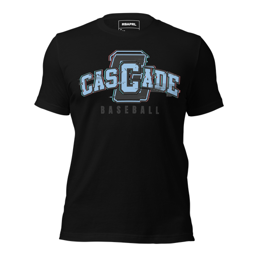 Cascade Cadets Baseball T-Shirt in Black – Indiana Spirit Wear by Hometown Gameday Co.