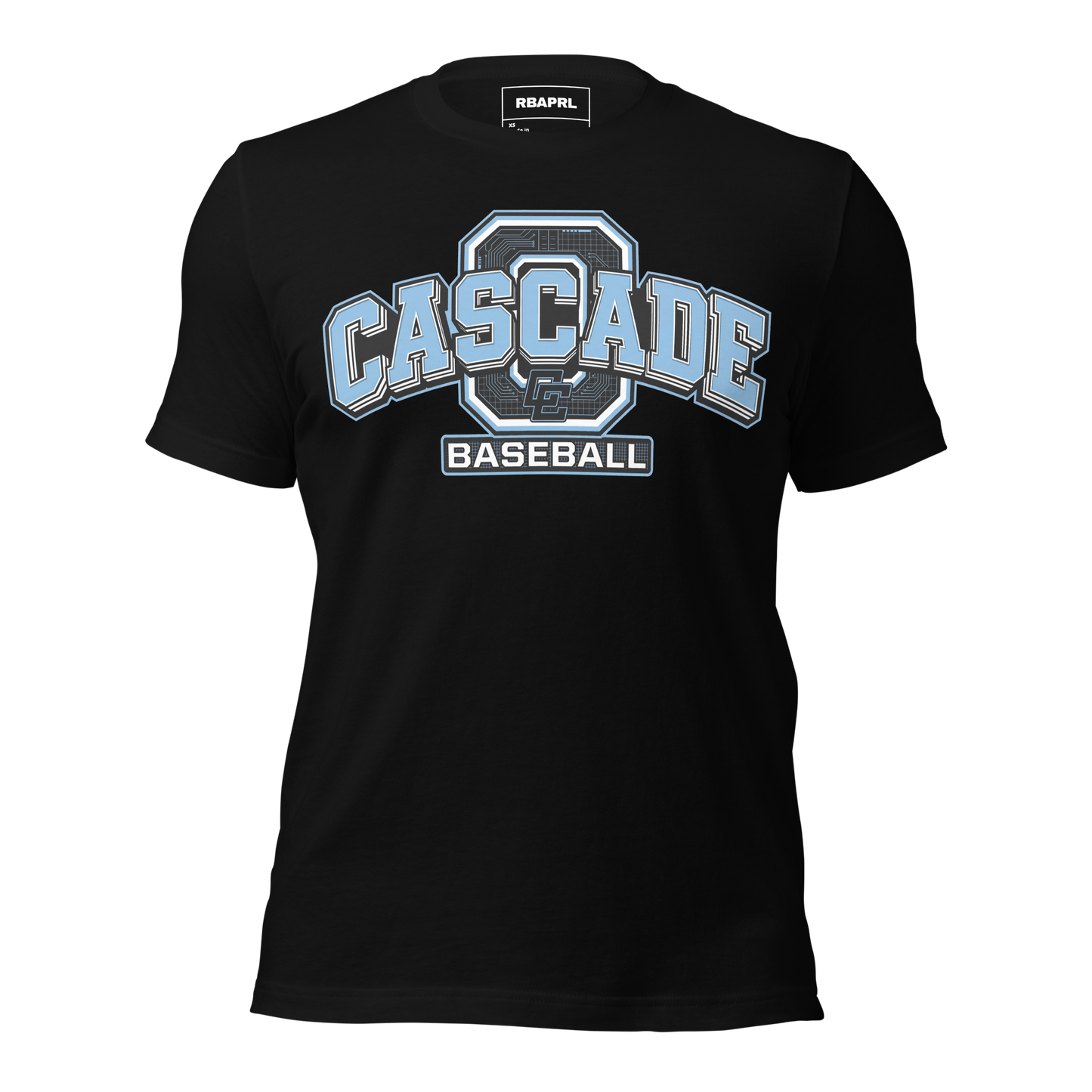 Cascade Cadets Baseball T-Shirt in Black – Indiana Spirit Wear by Hometown Gameday Co.