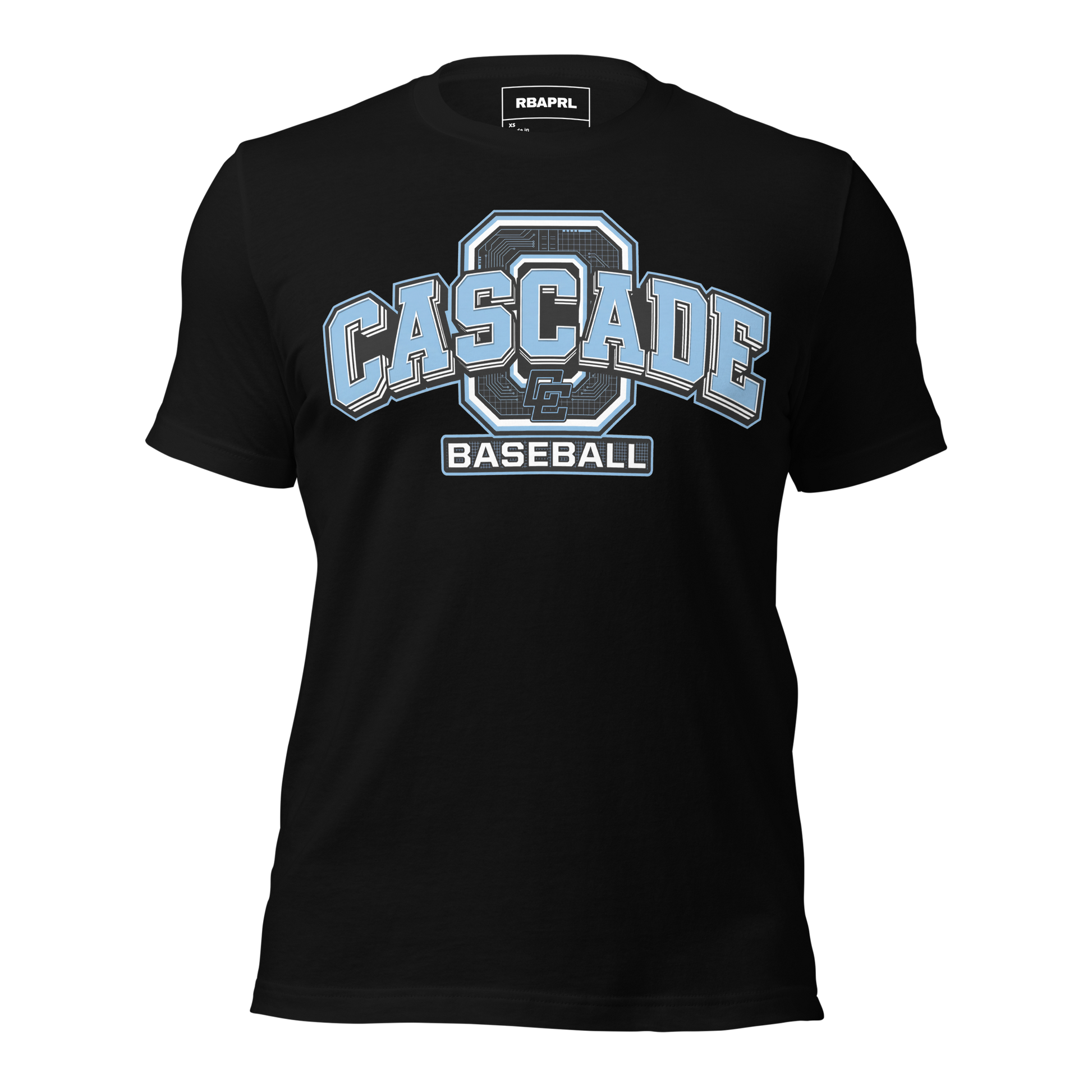 Cascade Cadets Baseball T-Shirt in Black – Indiana Spirit Wear by Hometown Gameday Co.