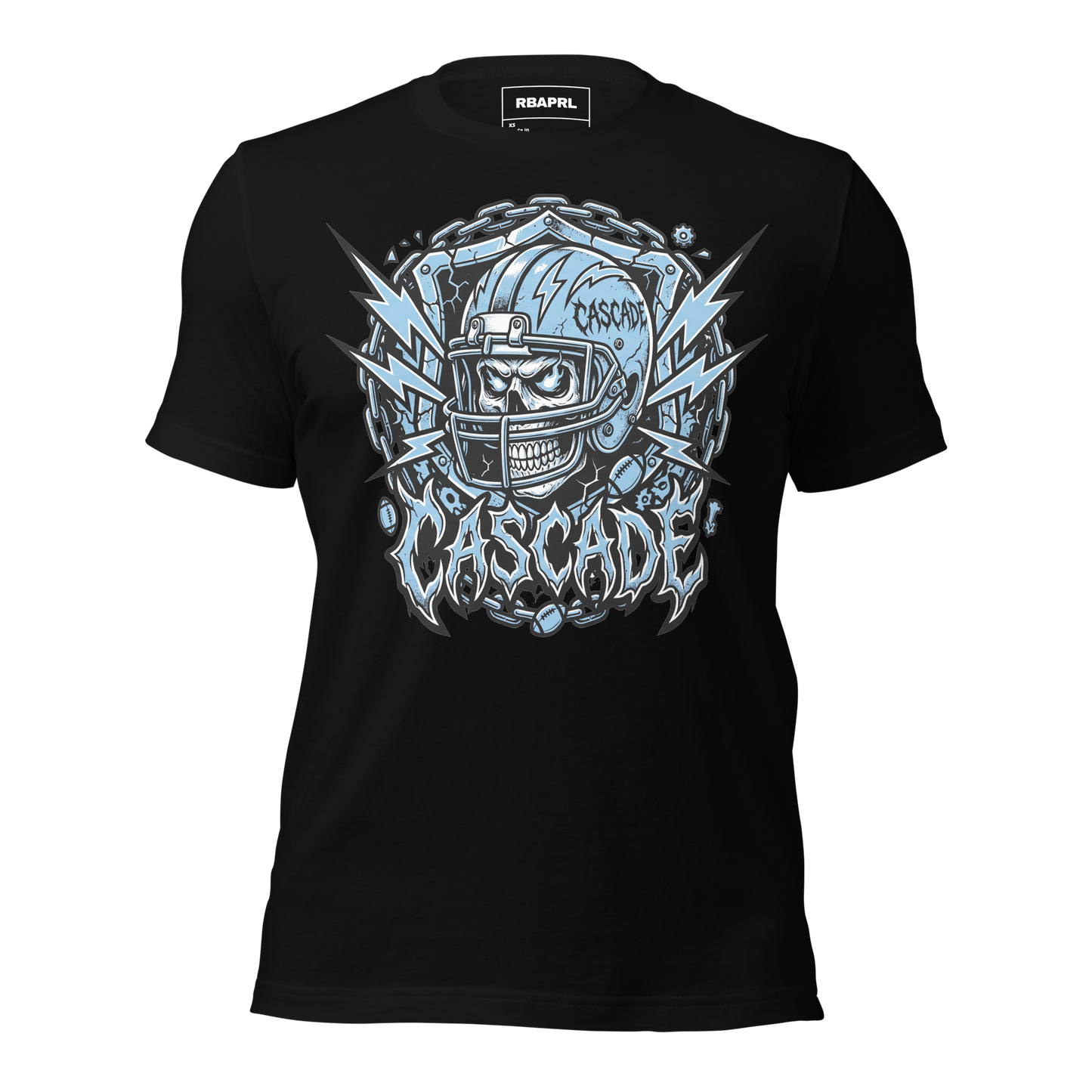 Cascade Cadets Football T-Shirt in Black – Indiana Spirit Wear by Hometown Gameday Co.