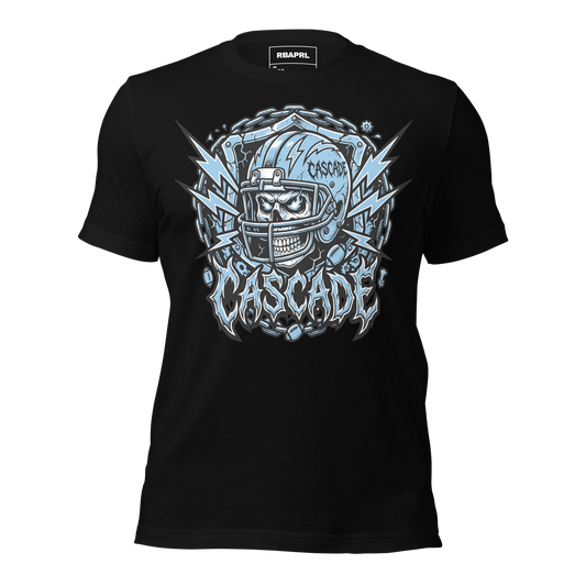 Cascade Cadets Football T-Shirt in Black – Indiana Spirit Wear by Hometown Gameday Co.