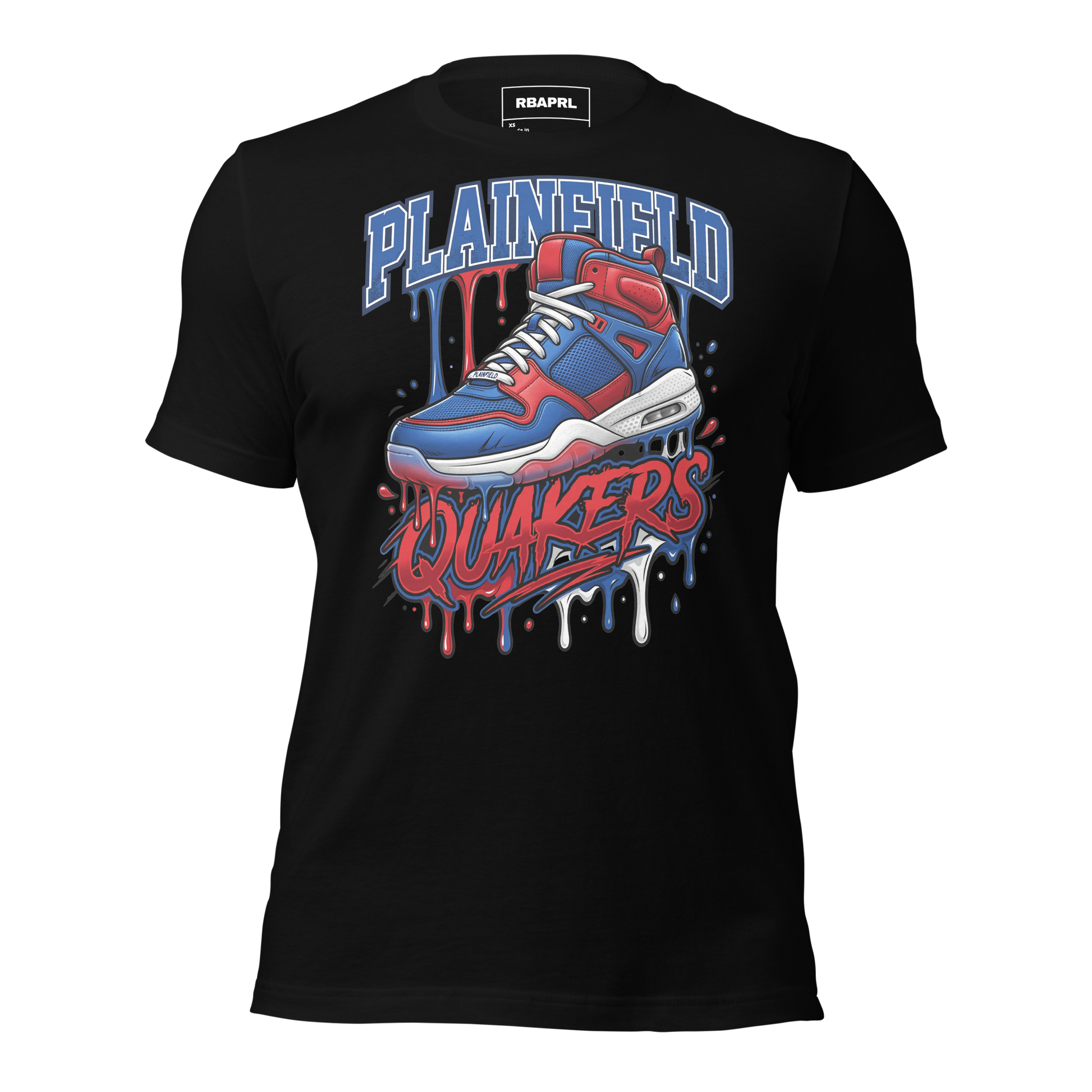 Plainfield Quakers Basketball T-Shirt in Black – Indiana Spirit Wear by Hometown Gameday Co.