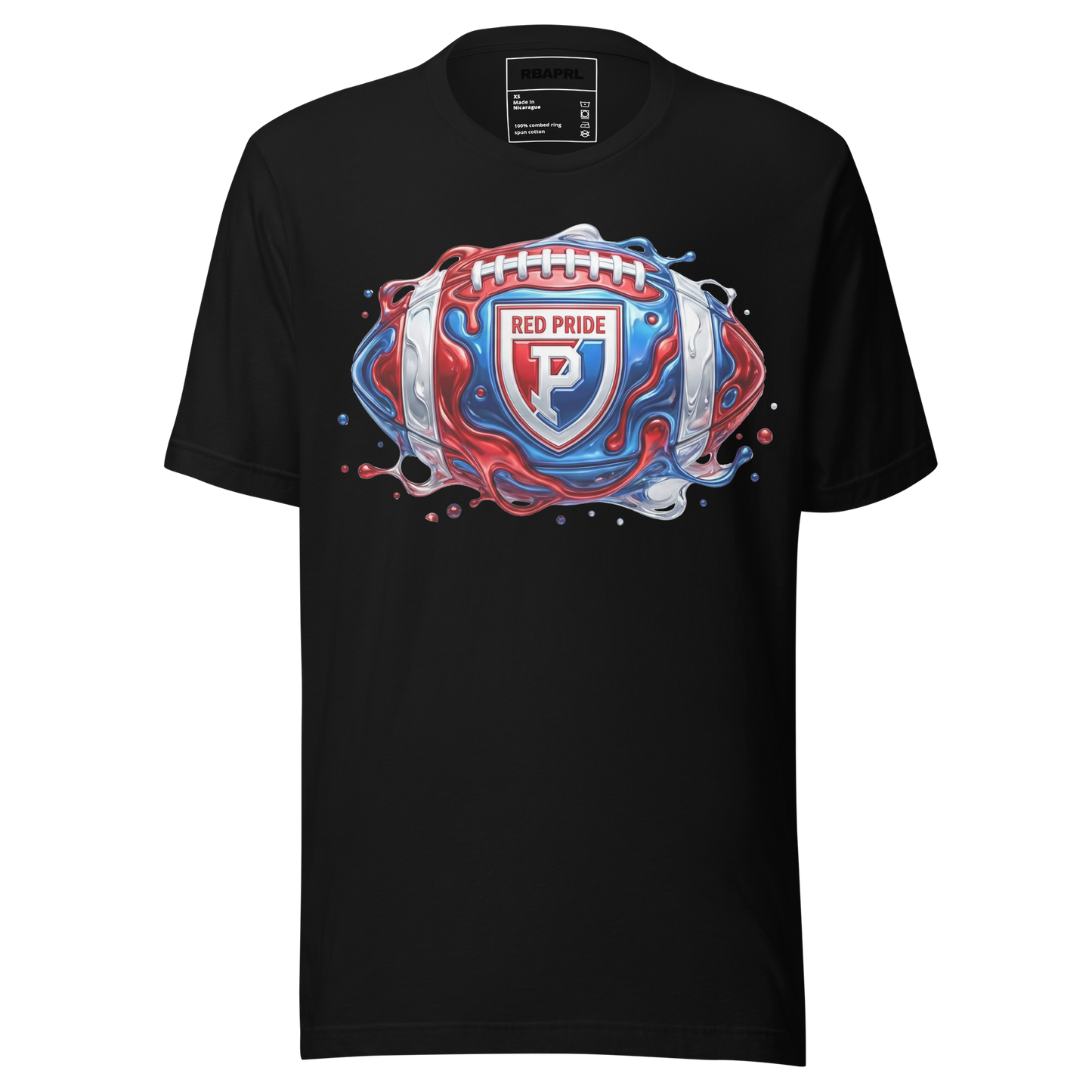 Plainfield Quakers Football T-Shirt in Black – Indiana Spirit Wear by Hometown Gameday Co.