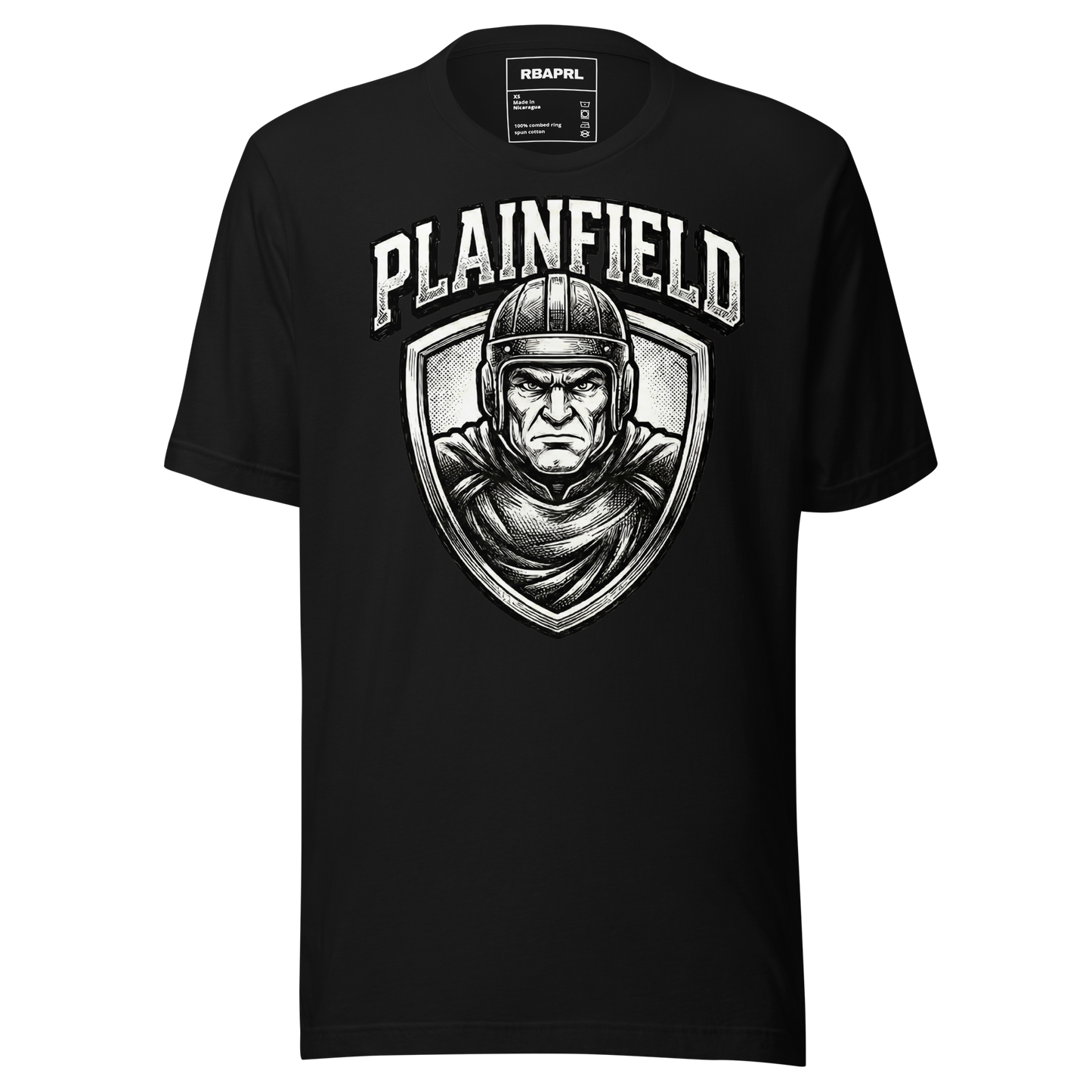 Plainfield Quakers Football T-Shirt in Black – Indiana Spirit Wear by Hometown Gameday Co.