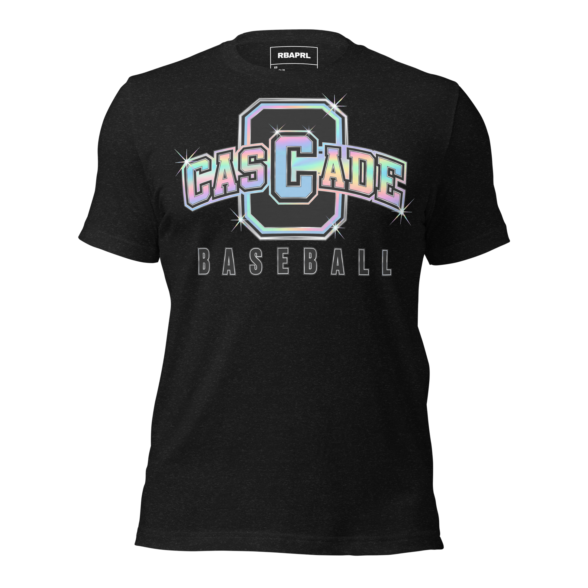 Cascade Cadets Baseball T-Shirt in Black Heather – Indiana Spirit Wear by Hometown Gameday Co.