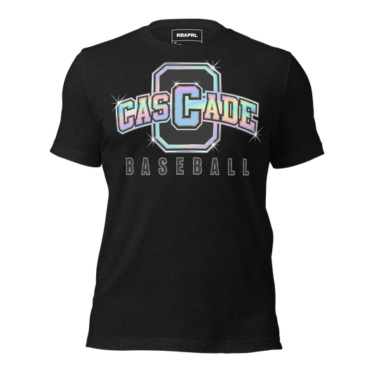 Cascade Cadets Baseball T-Shirt in Black Heather – Indiana Spirit Wear by Hometown Gameday Co.