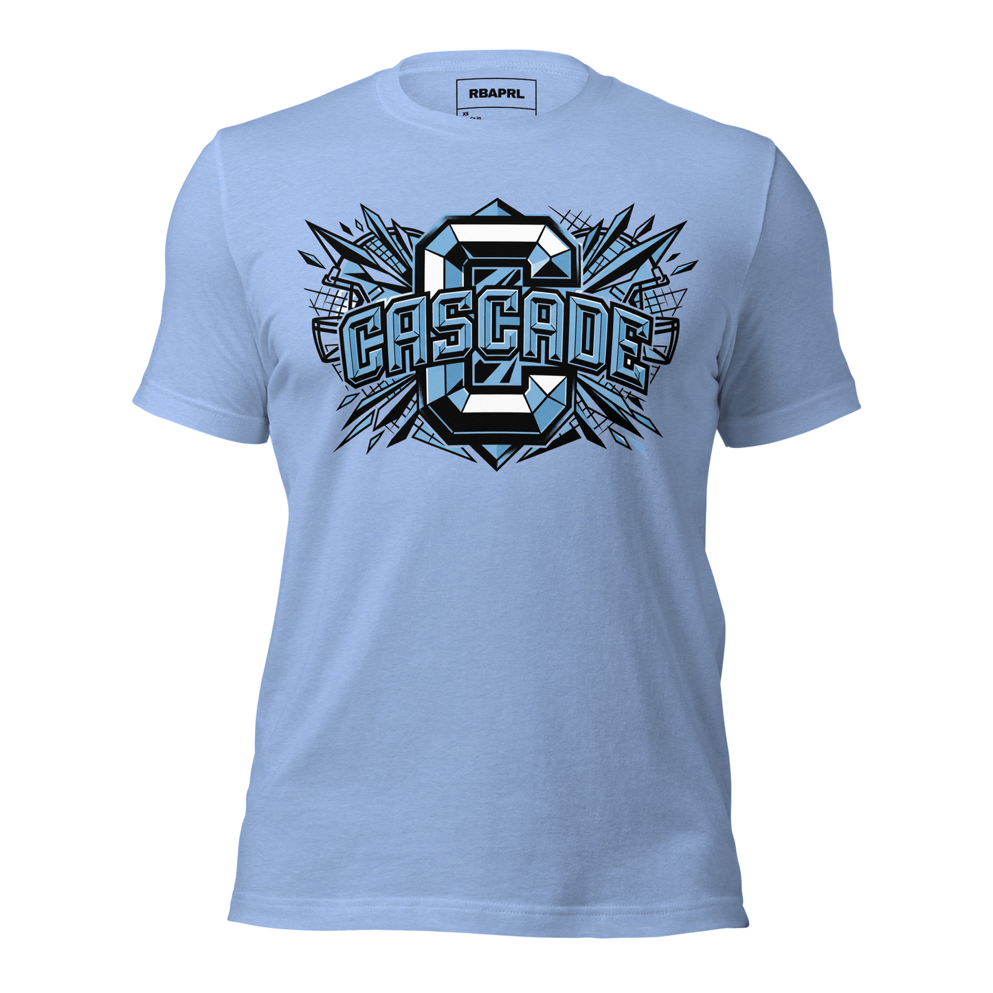Cascade Cadets Football T-Shirt in Heather Carolina Blue – Indiana Spirit Wear by Hometown Gameday Co.