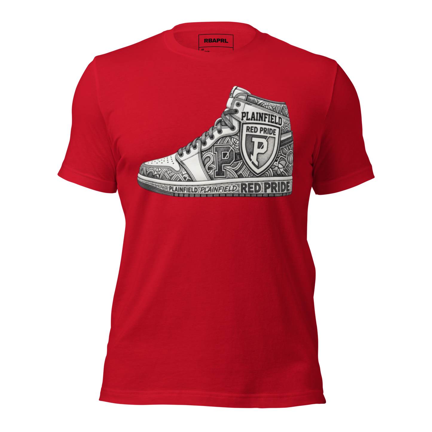 Plainfield Quakers Basketball T-Shirt in Red – Indiana Spirit Wear by Hometown Gameday Co.