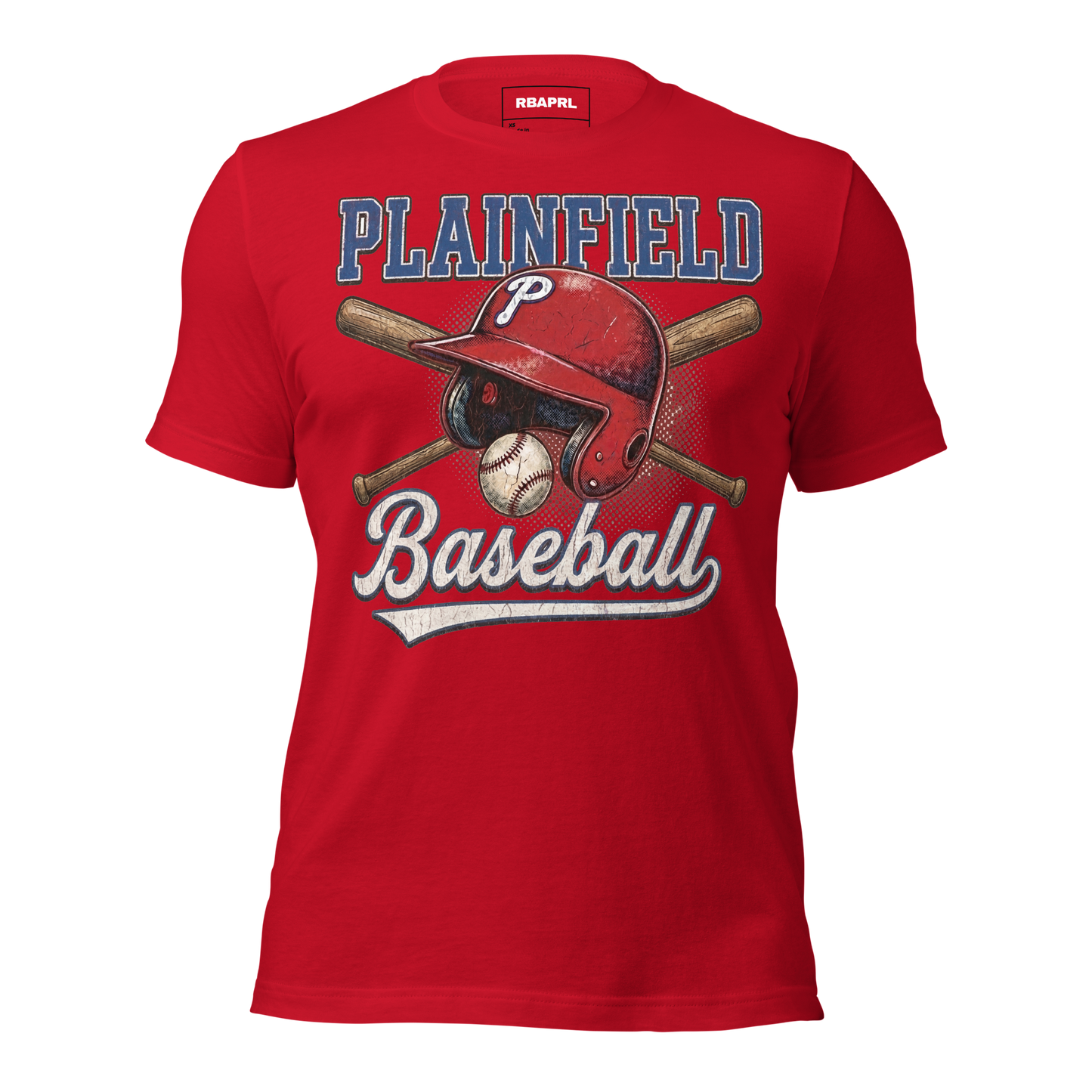 Plainfield Quakers Baseball T-Shirt in Red – Indiana Spirit Wear by Hometown Gameday Co.