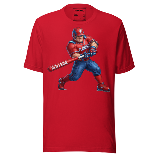 Plainfield Quakers Baseball T-Shirt in Red – Indiana Spirit Wear by Hometown Gameday Co.